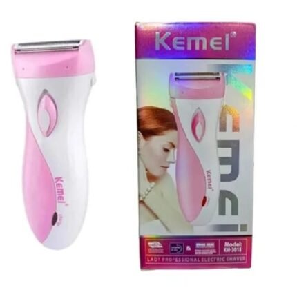 Kemei KM-3018 Electric Waterproof Shaver Bikini Underarm Body Lady Epilator Hair Removal Trimmer for women|MNK SHOP