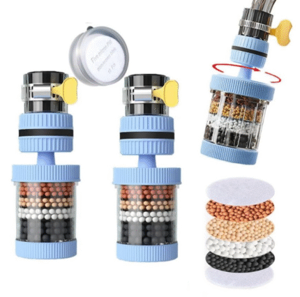 TS-03 6-Layer 360° Rotating Faucet Water Filter for Kitchen Tap | Universal Water Purifier | MNK SHOP