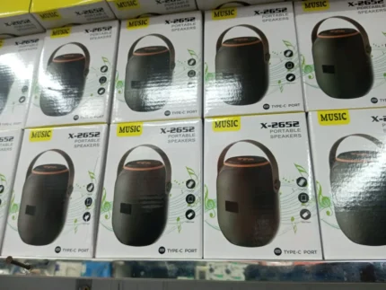 X-2652 Portable Wireless Bluetooth Speaker | ইউনিক হ্যান্ডেল ডিজাইনের পোর্টেবল স্পিকার | Type-C Charging, TF Card & USB Support | MNK SHOP